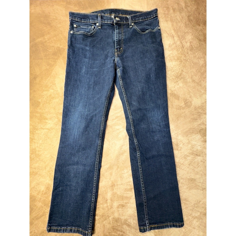 Levi Strauss 511 Mens *36x29 Blue Dark Wash Denim Pants